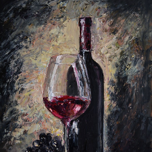 Wine Glass Painting Etsy