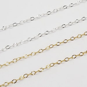 925 Sterling Silver, 14K Yellow Gold Plated Sparkle Glitter Margarita Twisted Rock Chain 3mm Necklace By Oliver Navy 925 Sterling Silver, 14K Yellow Gold Plated Sparkle Glitter Margarita Twisted Rock Chain 3mm Necklace By Oliver Navy