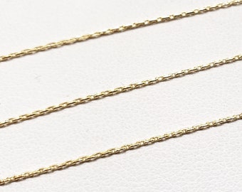 14k Gold Filled Beading Snake Chain, 0.7mm, By the Foot, Bulk Savings Available!!!