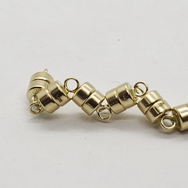 14k Gold Necklace Clasp Etsy