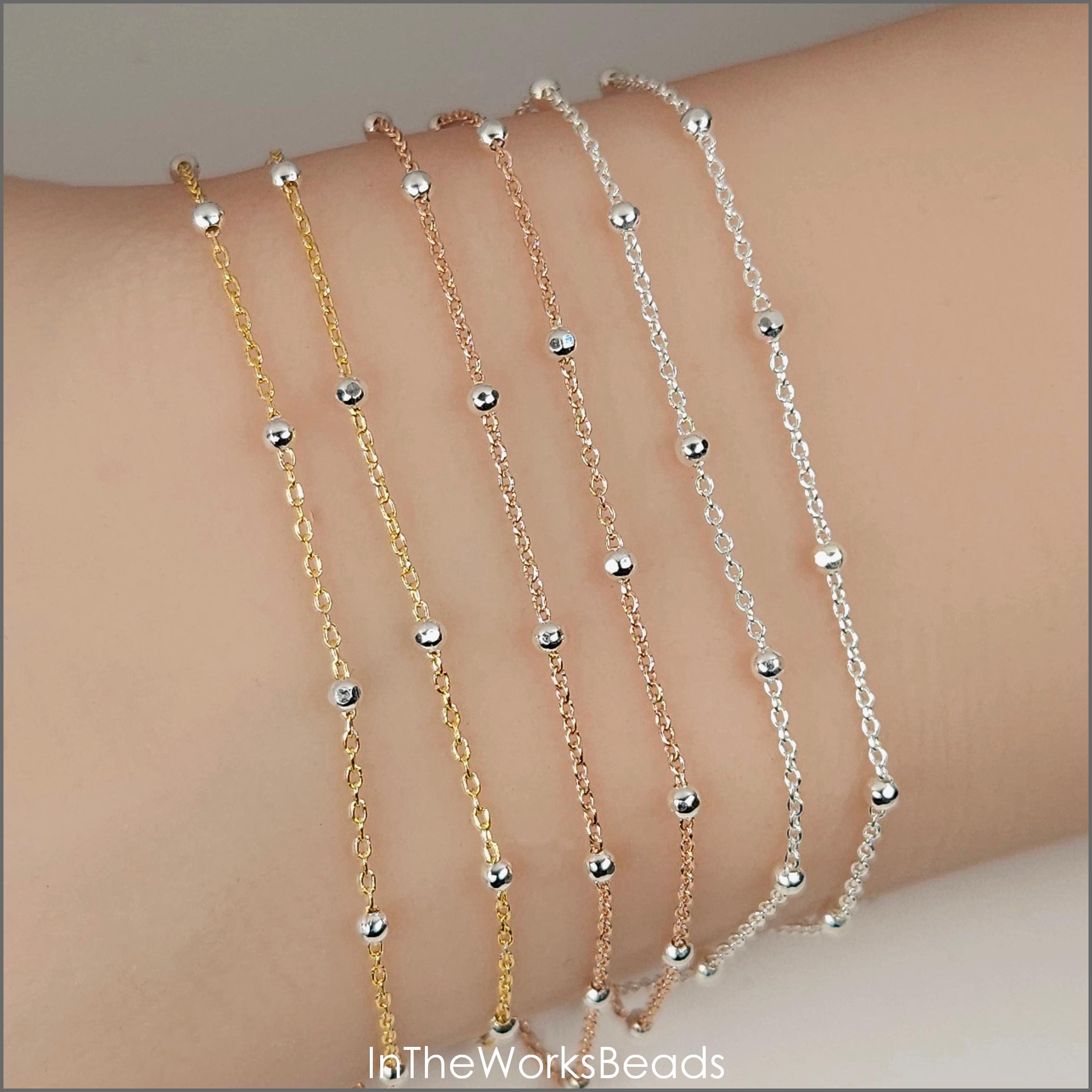 Mixed Silver and Gold Bracelet - Etsy