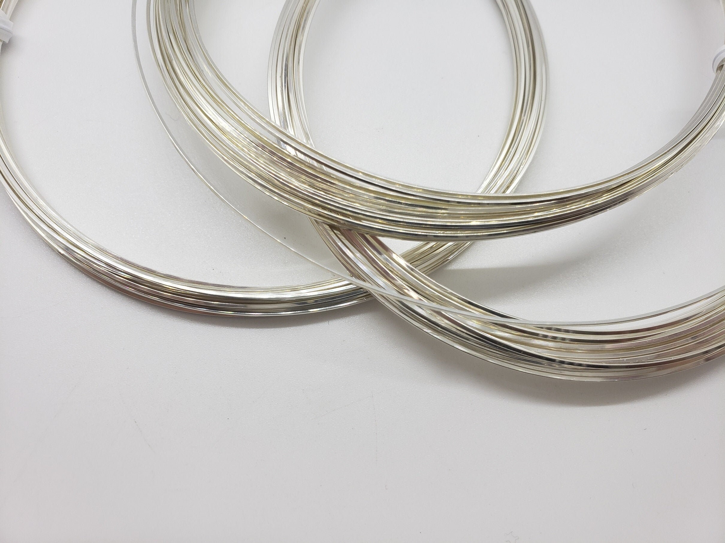 5',10' Sterling 925 silver Square wire soft 16,18 gauge 1' 20'  feet USA 2' 