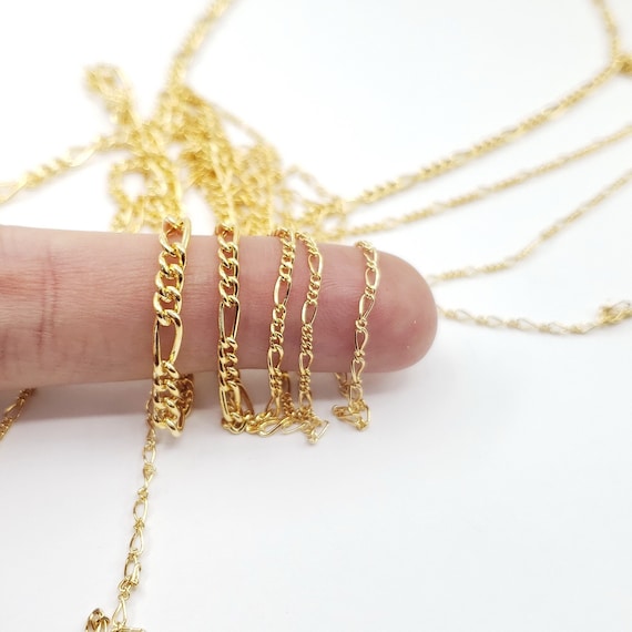 Figaro Chain Bracelet 14k Yellow Gold-filled 3.6mm Wide - Made in the USA Figaro Chain Bracelet 14k Yellow Gold-filled 3.6mm Wide - Made in the USA