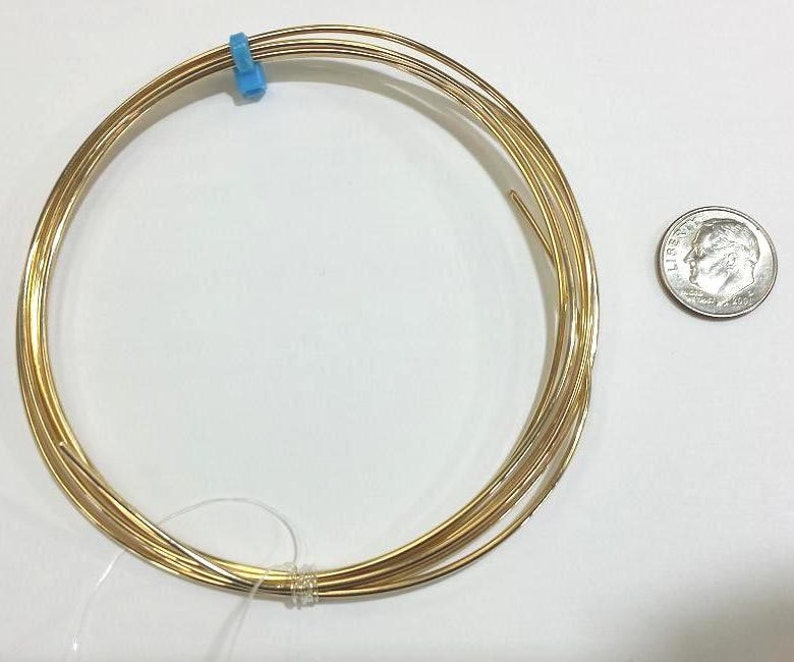 Gold Filled Wire 16 Gauge 12KGF Half Hard or Soft Round Etsy