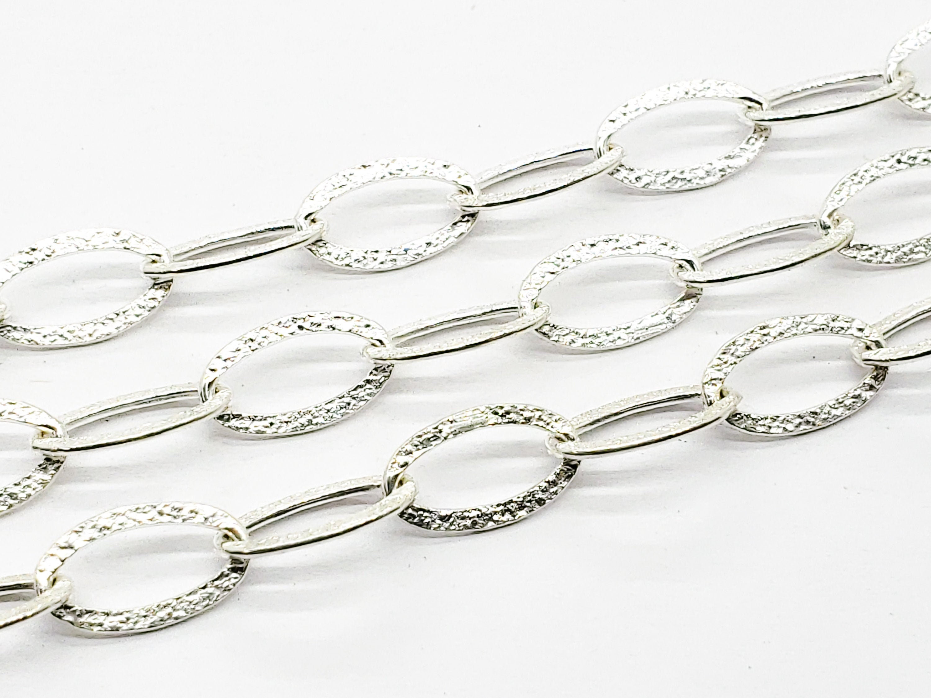 Frosted silver chain Clearance