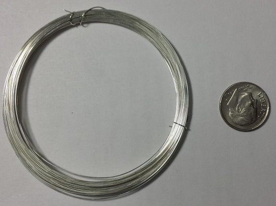 1 oz. (120 ft.) Sterling Silver Wire 28 Gauge - Round-Dead Soft