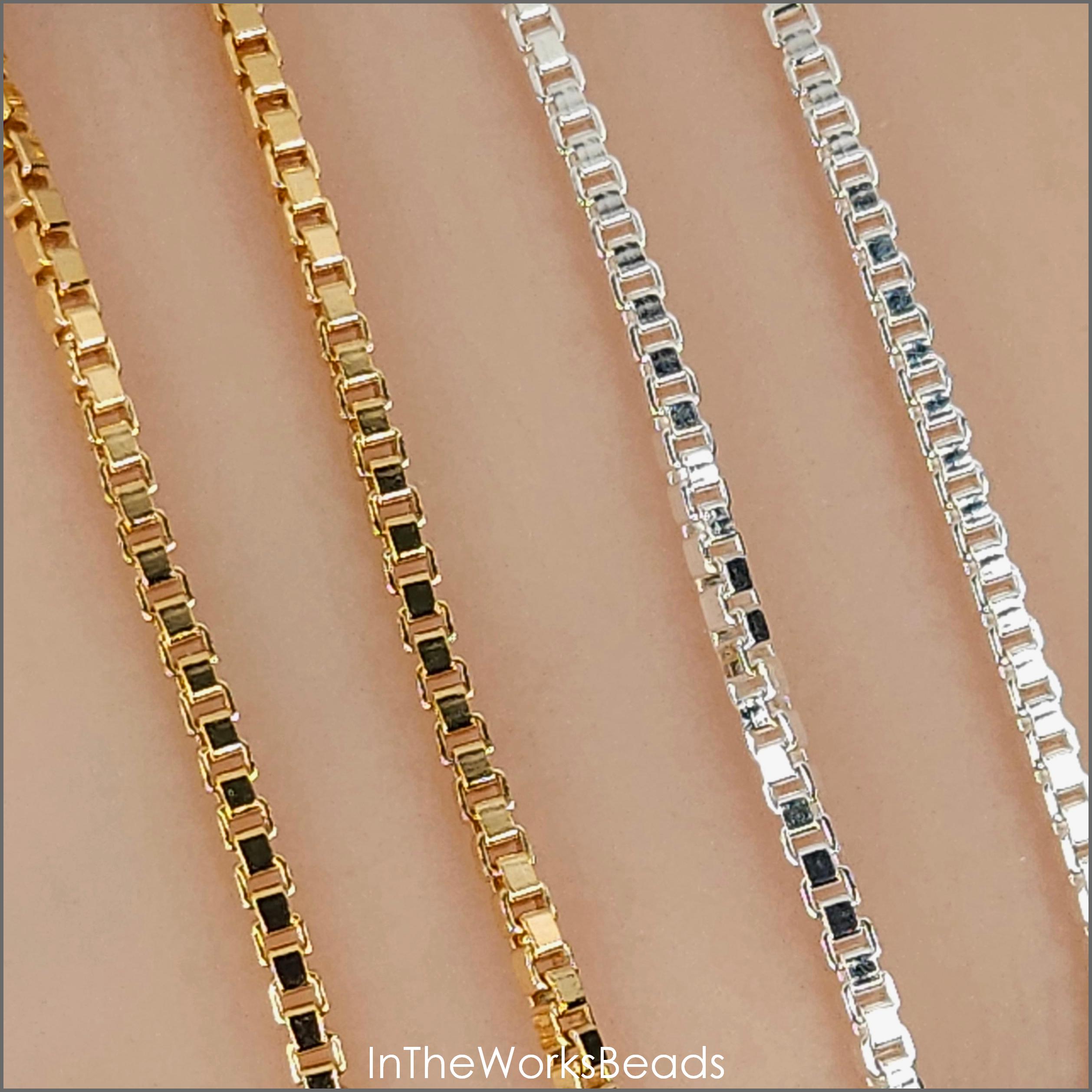 クアラントット　Venetian Long Chain Pierce Catch Venetian Gold Chain - Etsy
