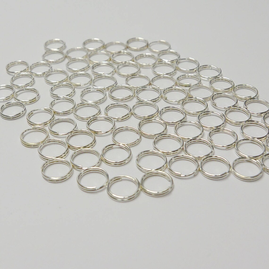 Sterling Silver Split Ring 7mm Sold in packs of 12 Bulk Etsy
