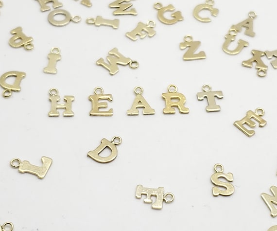 Alphabet Letter E Charm Sterling Silver - Made in the USA Alphabet Letter E Charm Sterling Silver - Made in the USA