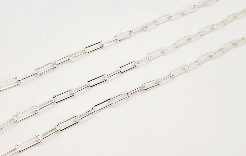 14k Gold Filled Paper Clip Chain, 5.2mm X 15mm, Made With 16 Gauge Wire