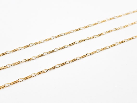 14k Gold-filled Figaro Chain Necklace - Made in the USA 14k Gold-filled Figaro Chain Necklace - Made in the USA