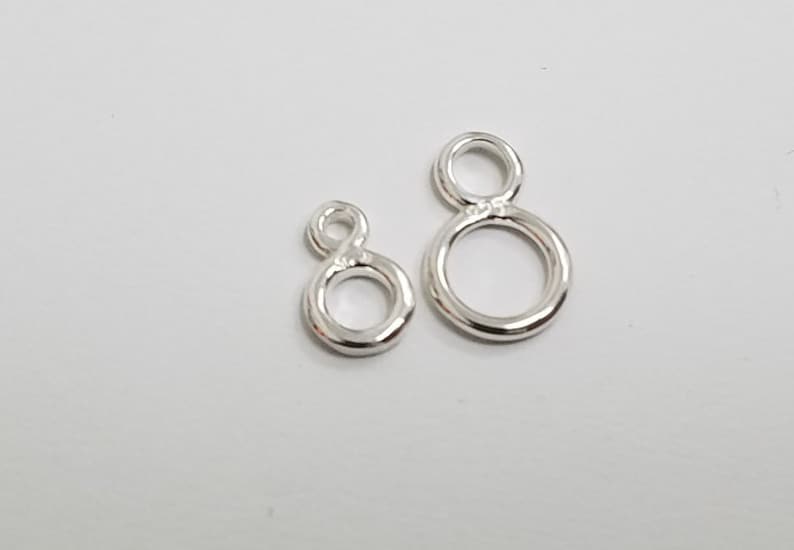 Sterling Silver Figure 8 Jump Ring 2 Sizes 5mm or 7mm OD Etsy