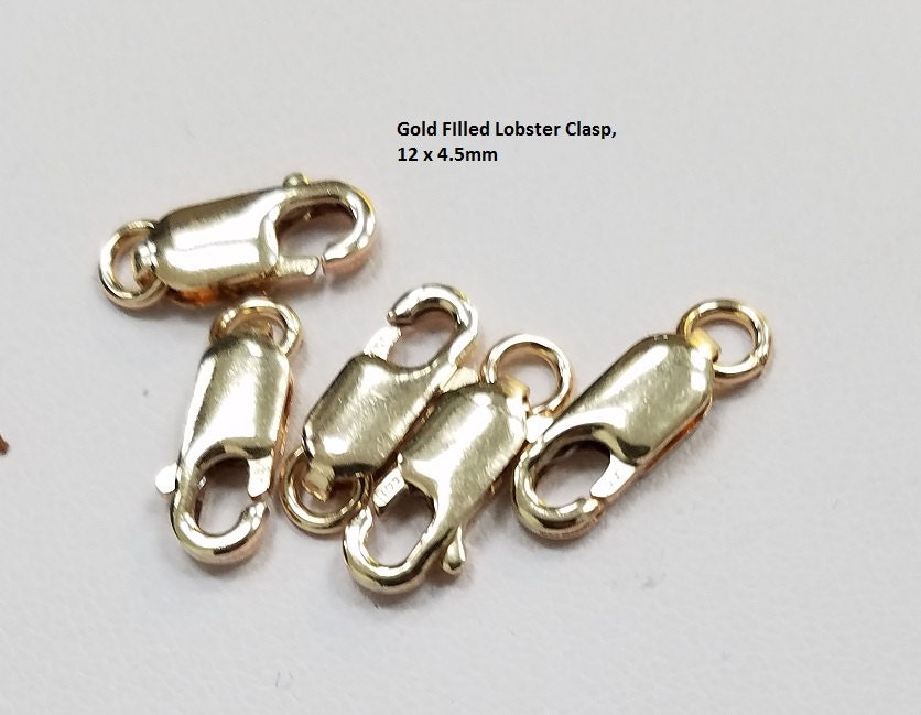Wholesale 5.5 x 12mm Rectangle Lobster Clasp 14kt Gold Filled