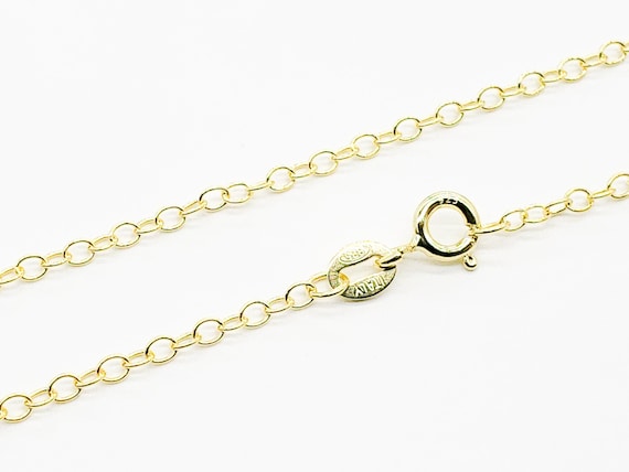 18k gold over 2024 sterling silver necklace