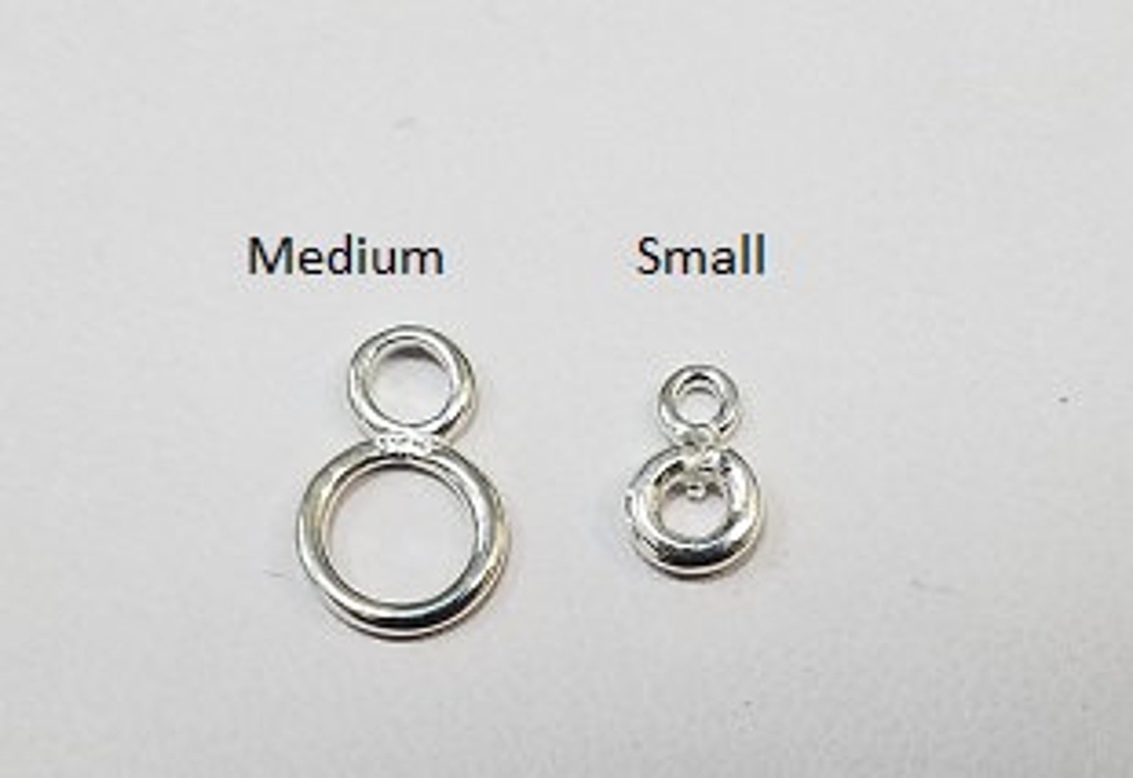 Sterling Silver Figure 8 Jump Ring 2 Sizes 5mm or 7mm OD Etsy