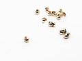 14k Gold Filled Crimp Covers 2.5mm, 3mm, 3.2mm, 4mm, 5mm | Assorted Pack Size | Bulk Savings on 5 or 15 pack | Made in USA