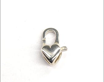 PANDORA スターリングシルバー ハートクラスプ スネークチェーン
