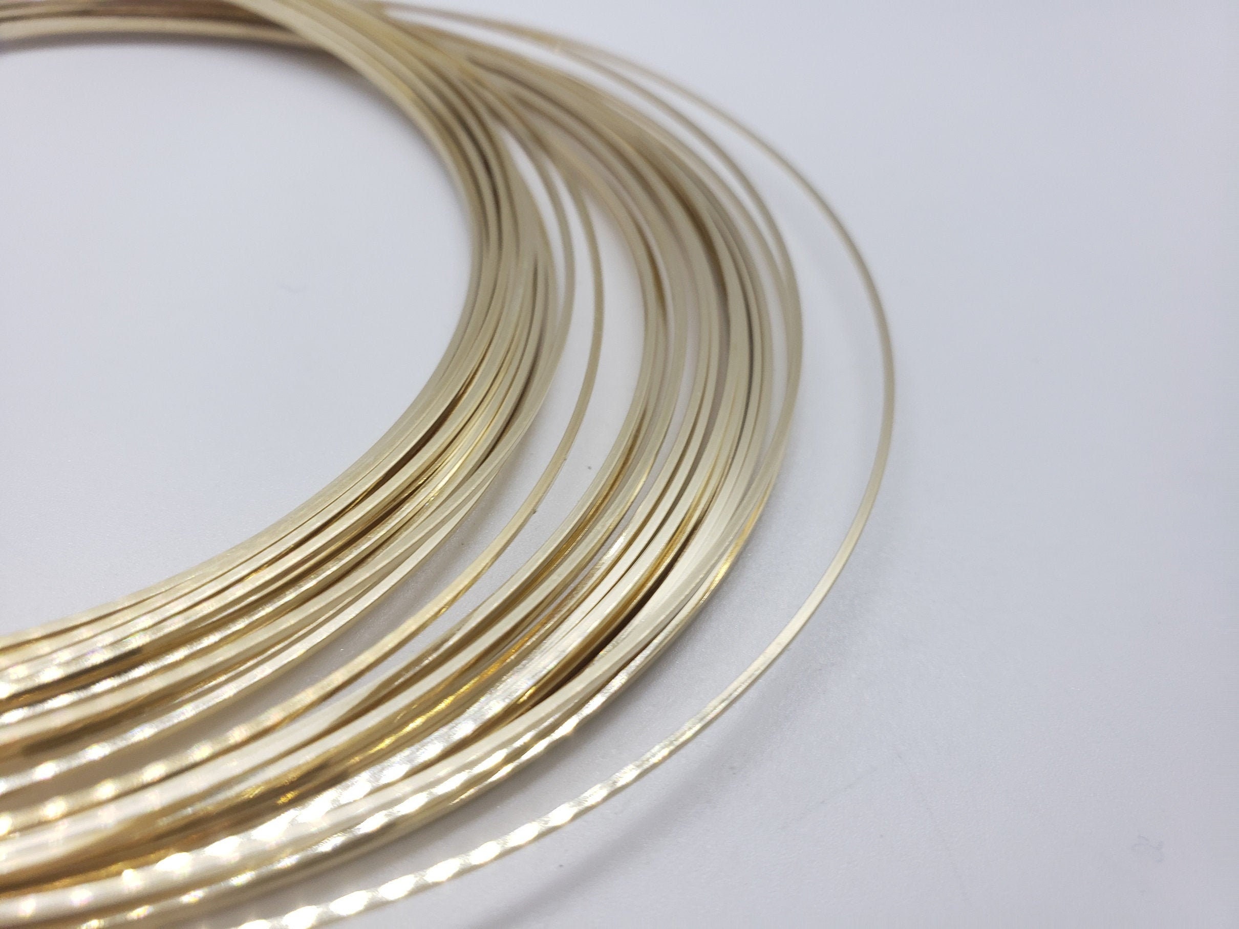 14k Gold Filled Square Wire 16 Gauge to 24 Gauge by the Weight