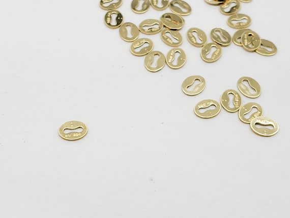 14k Gold FIlled Tags | Italian Style | 20 pieces | Bulk Savings on 100, 300, 1200 pieces | Made in USA