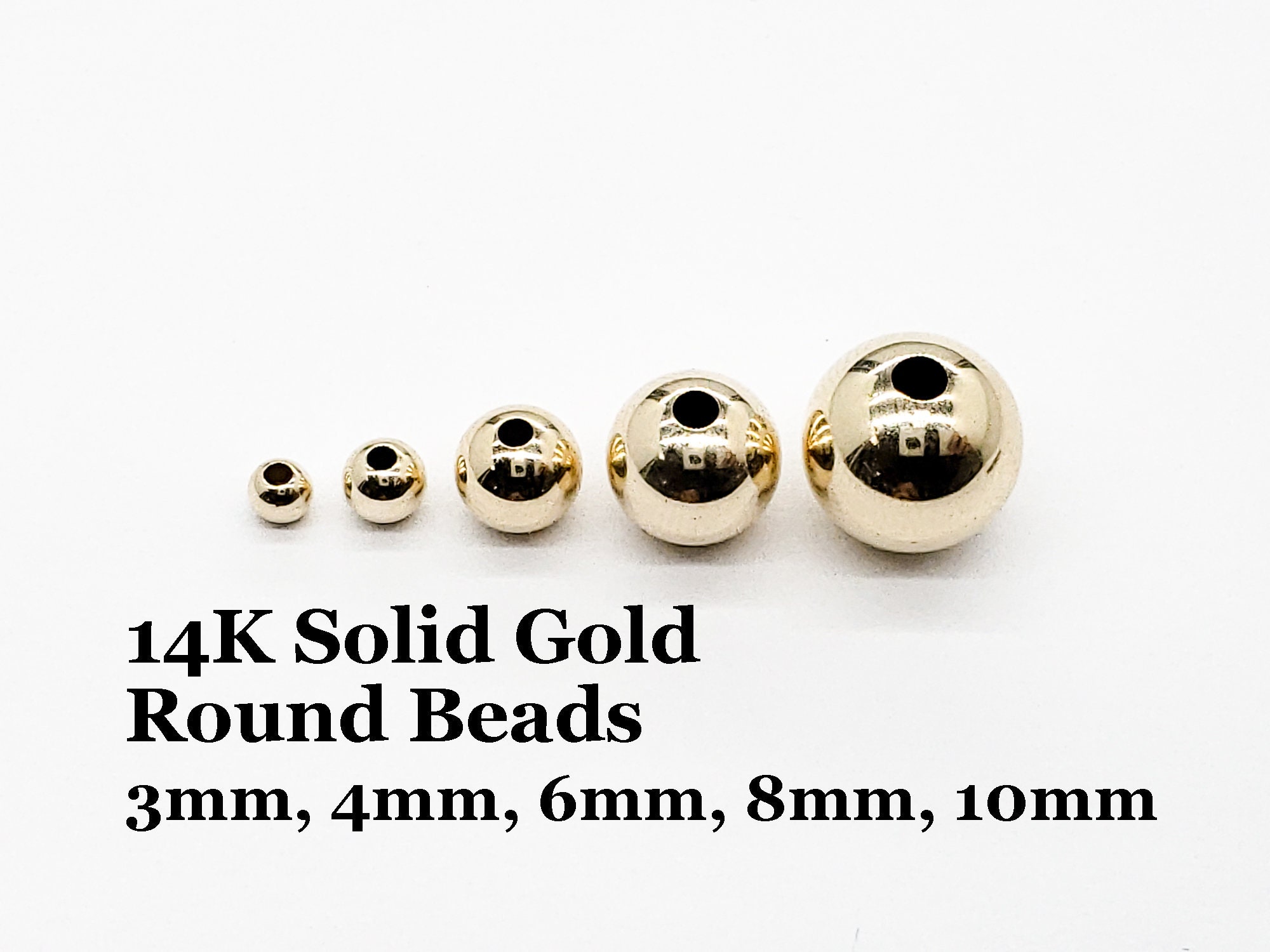 1 Pc 8 mm Rose Gold Filled Silicone Beads