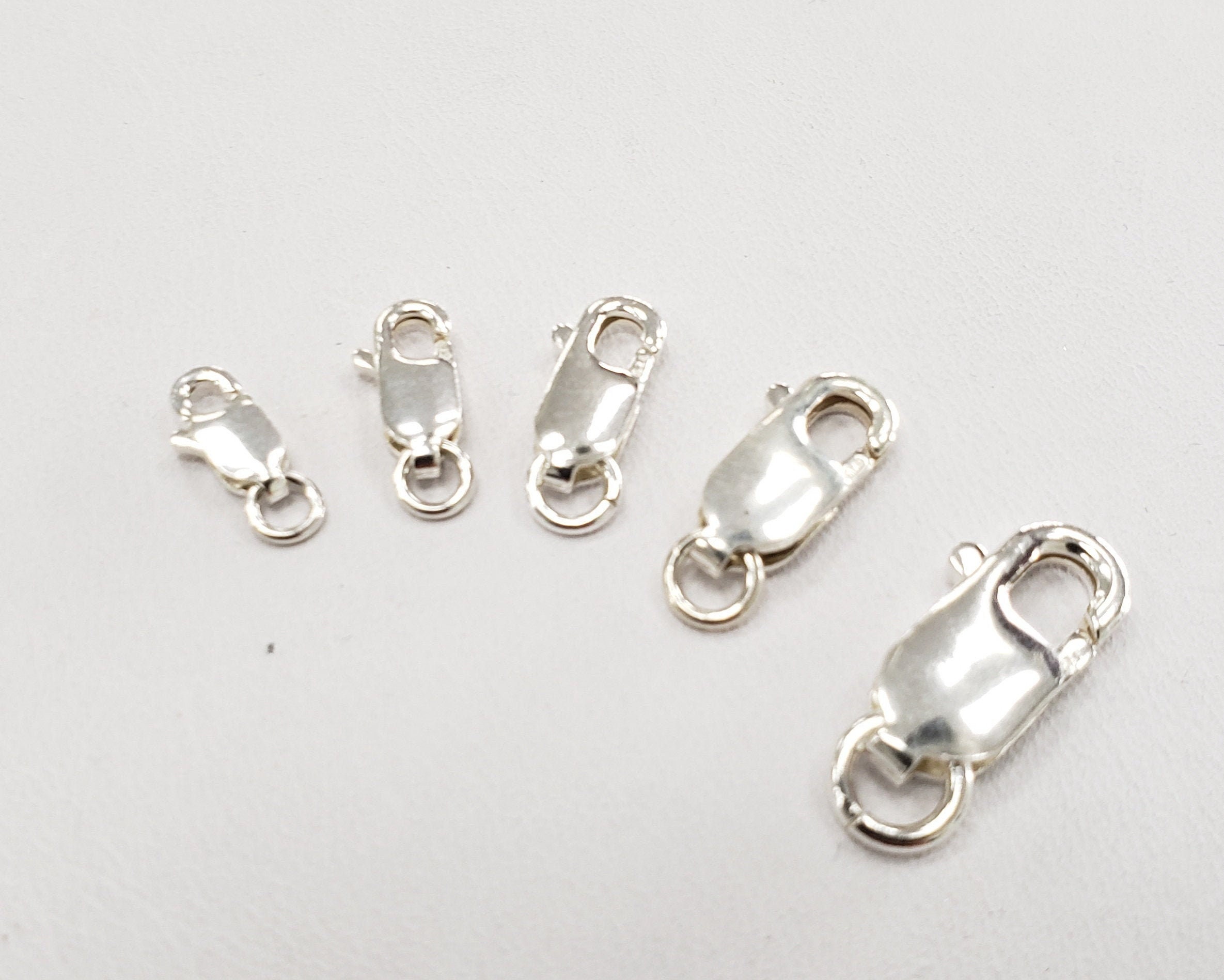 10pcs/Set Stainless Lobster Claw,Silver Lobster Clasp,Necklace Clasp C –  Metal Field Shop