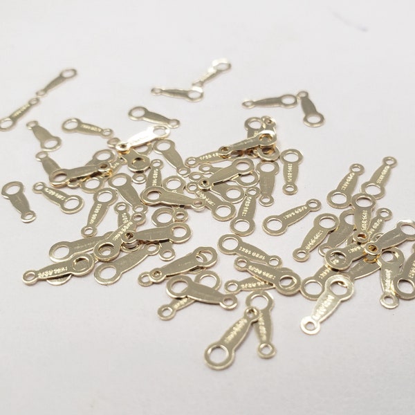 14k Gold Filled Tags, Japanese Style, Sold in Packs of 20 Pieces, Bulk Savings Available!!