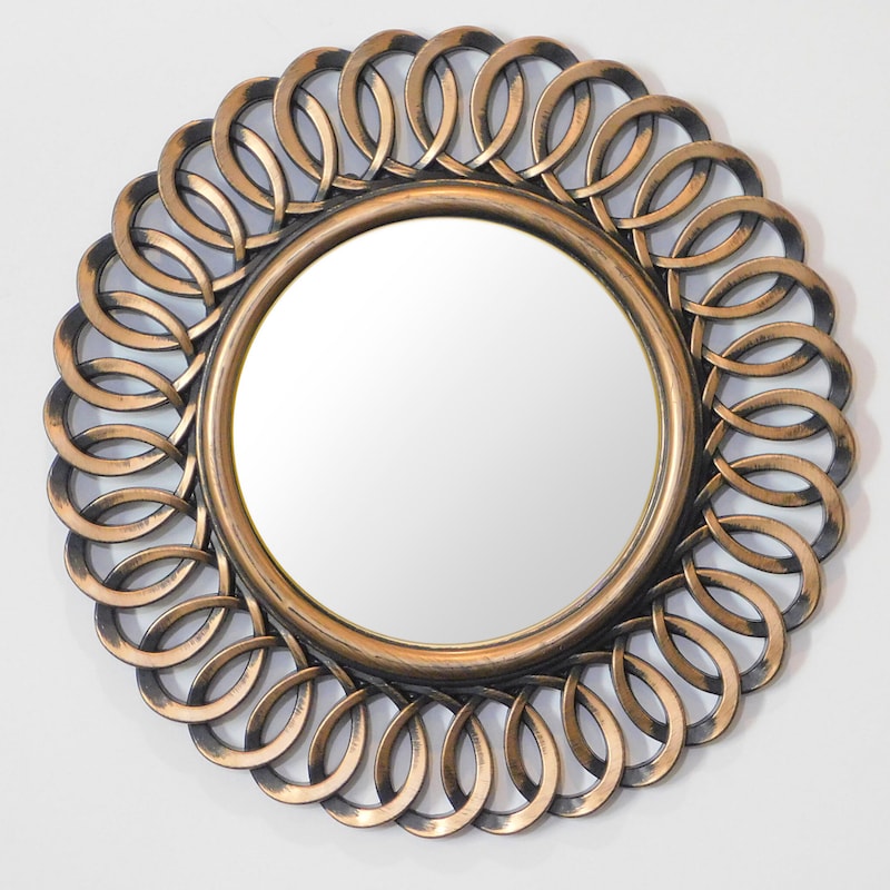 Round Mirror Wall - Etsy