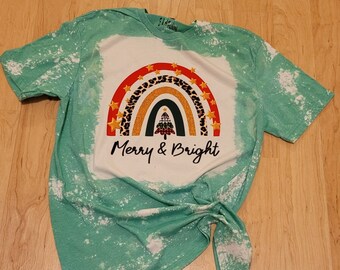 Christmas Tee / Bleach Merry and Bright Tee / Bleach Tees