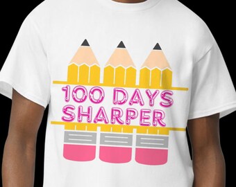 100 Days Sharper / 100 Days of School / School Shirts