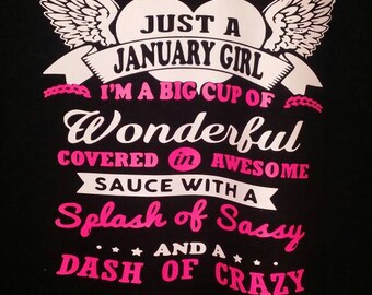 January Girl Shirt