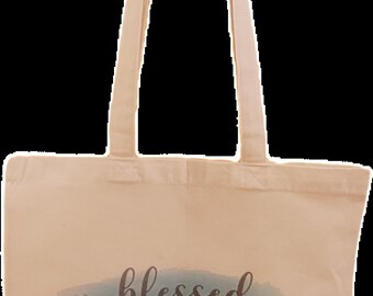 Blessed MOM Tote Bags
