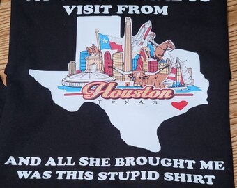 Houston Texas Shirt / Houston Skyline Shirt / Skyline Shirt / Texas Shirts