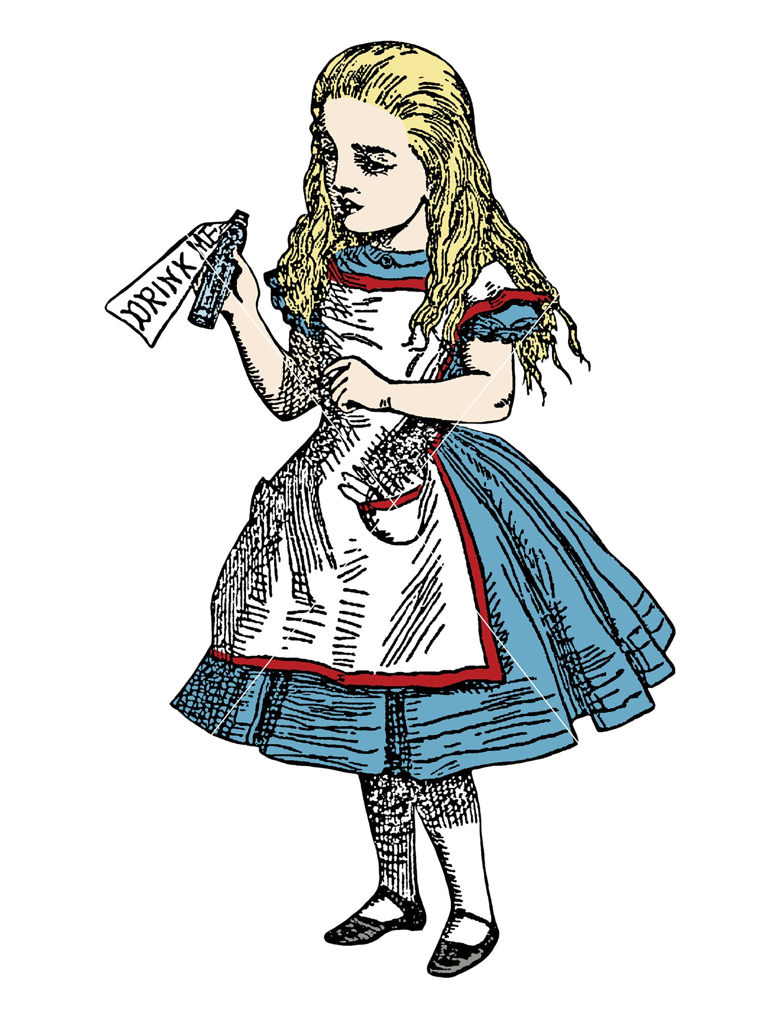 10 Alice in Wonderland Vintage PNG Cliparts, Instant Download ...