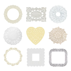 9 Vintage Lace Clipart Set 2, sofortiger Download, kommerzielle Nutzung