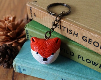 By the Shed Fox Keyring - Wildlife - Red Fox, Animal, Garden, Countryside, Hunting Ban, Unique Present - Key Charm, Chain, Basil Brush