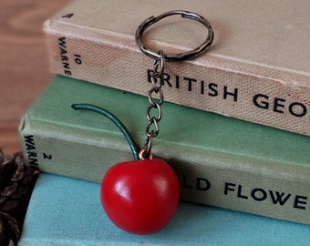 By the Shed Cherry Keyring - Fruit - Vegetables - Tree - Gardening - Gift - The Good Life - Drops - Key Chain, Charm