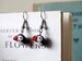 By the Shed Puffin Bird DROP Earrings - Dangle, Hanging Hook - Black White - Seaside Sea Birds, Bird Watching, Wildlife, Clip on, Screw Back 