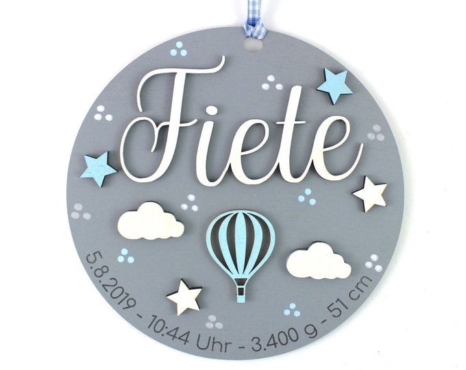 Children's room name tag