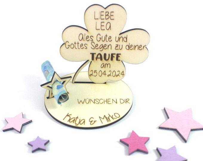 cash gift for baptism or birth