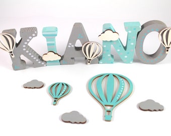 Wooden letters, door letters, nursery letters