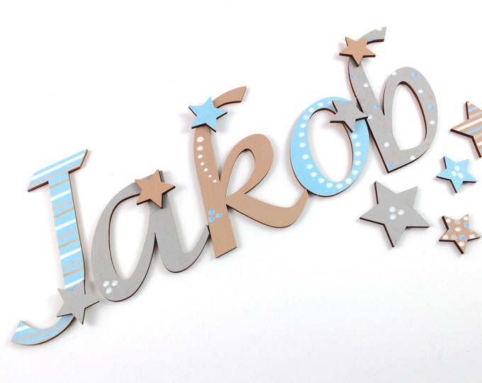 Letters Children's Room Name Child Door Sign