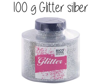 Glitter Glitter 100 g silver