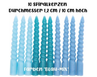 Birthday candles Spiral candles Birthday wreath