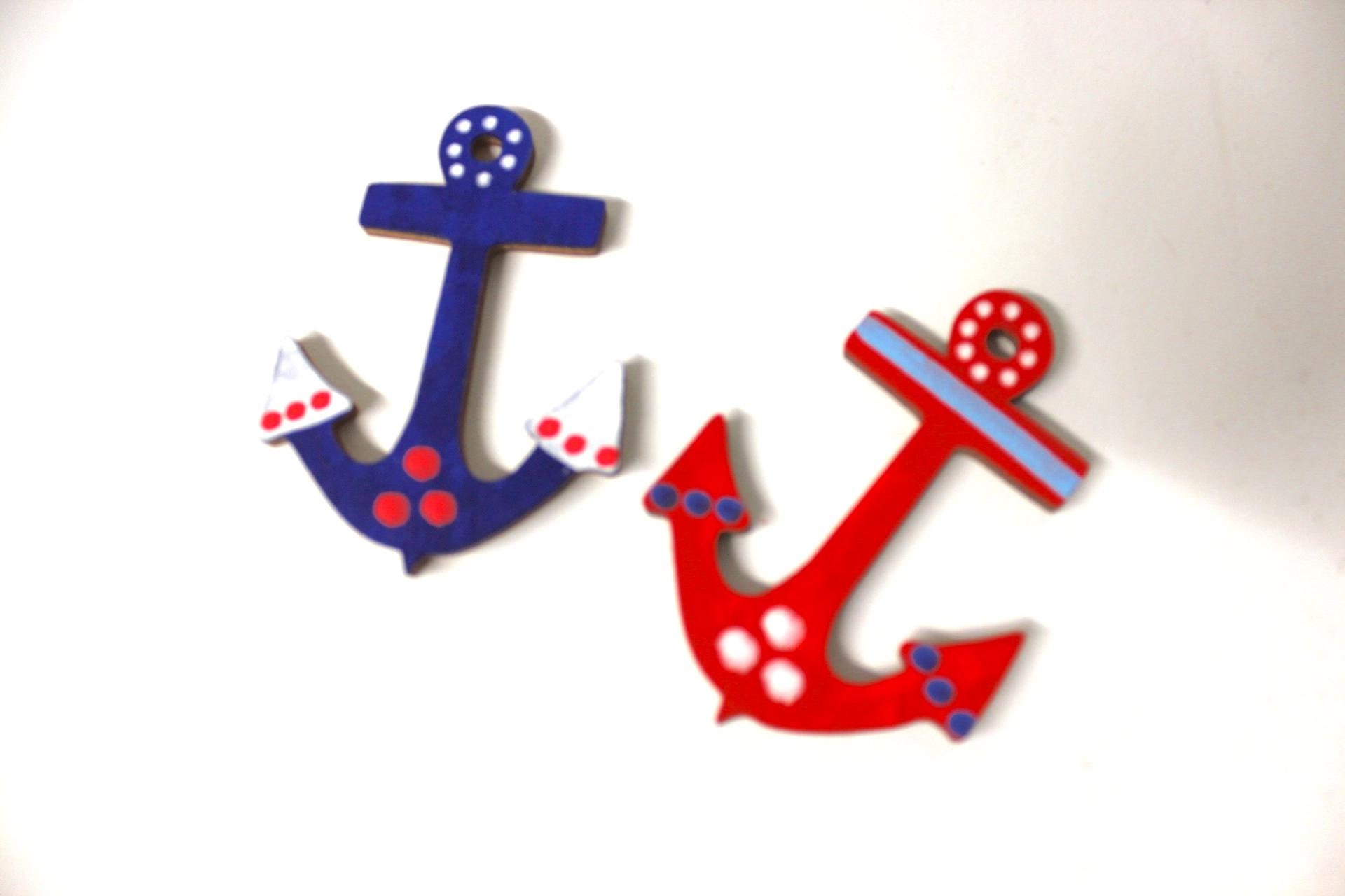 2 Anchors matching our wooden letters