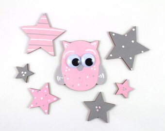 Owl 8 cm + stars