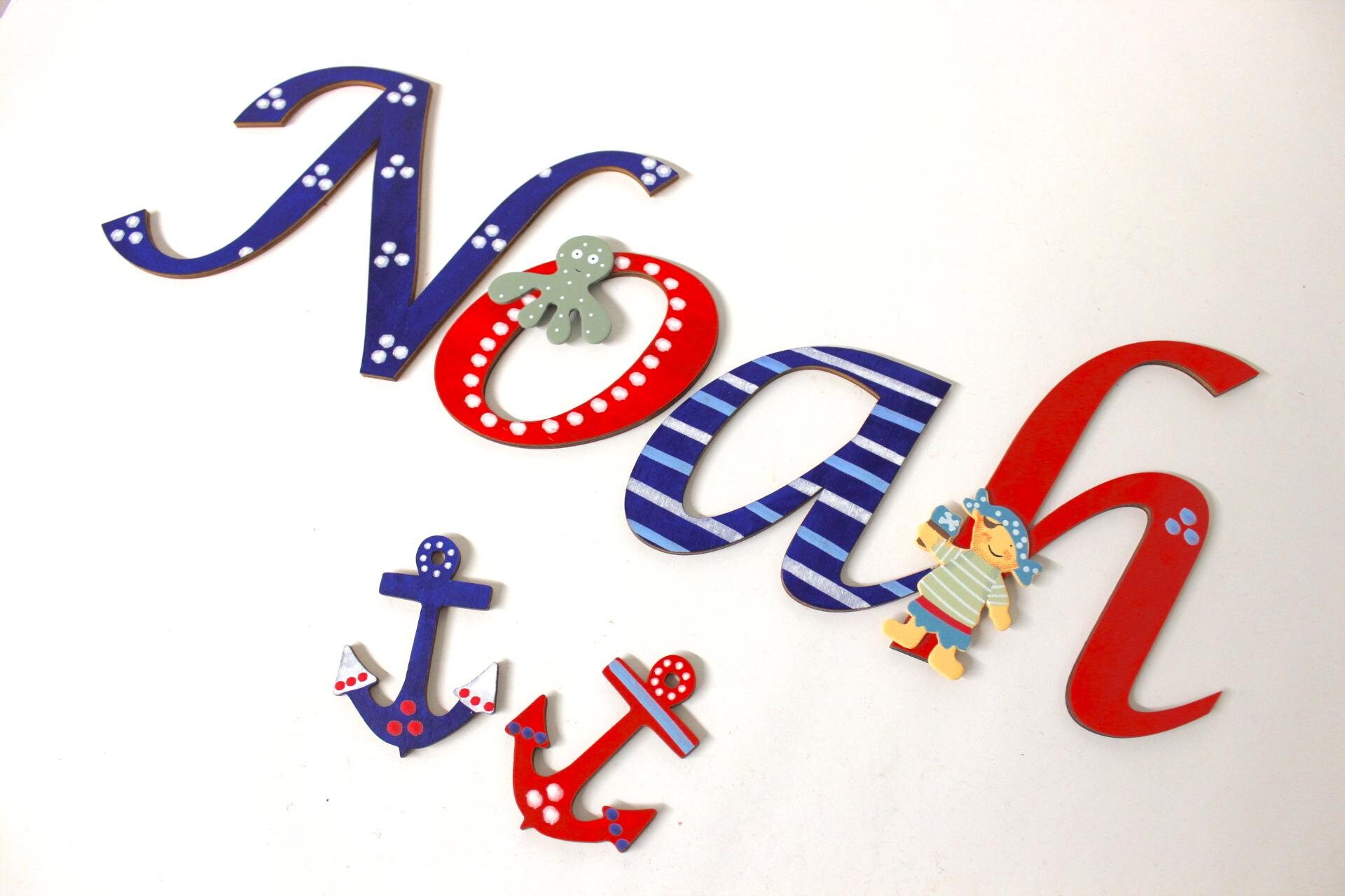 2 Anchors matching our wooden letters