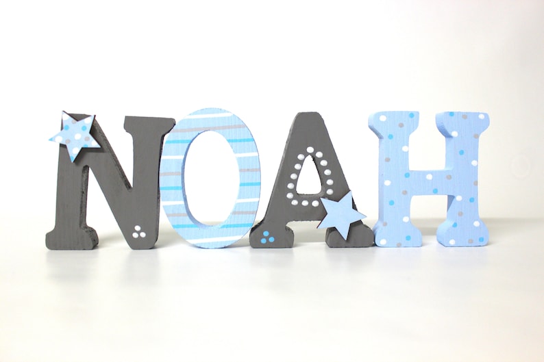 Wooden Letters Door Letters Nursery Letters Etsy