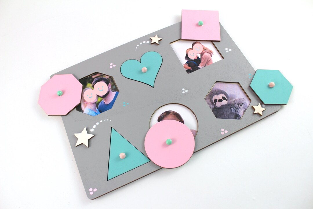 Puzzle Plug In Plug-in Puzzle With Family Photos - Etsy