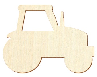 2 tractors matching wooden letters