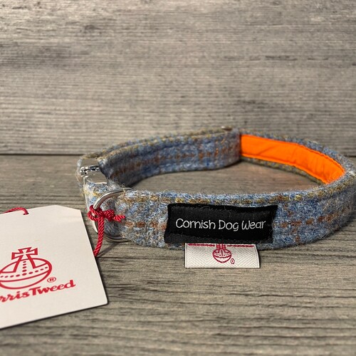 Genuine Harris Tweed Dog Collar Check With Alu Max Buckle Etsy UK